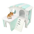 thumbnail image 1 of Hamster House Plastic DIY Double Layer Small Animal Hideout Hamster Play Hut, 1 of 10
