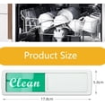 thumbnail image 2 of Clean Dirty Dishwasher Magnet, Dishwasher Magnet Clean Dirty Sign, Double Sided Dishwasher Magnet Indicator for Non-Magnetic Dishwashers, Laundry (White), 2 of 7