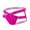 Hot Pink, variant on DJDLJWCJ Mens Briefs Underwear Low Waist Ice silk Thin Underpants Blue M