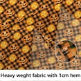 thumbnail image 3 of Halloween Tablecloth, Halloween Table Cloth with Pumpkin Spider Web Bat Tablecloth, Waterproof Wrinkle Free Rectangle Tablecloth Polyester Fabric Table Cover for Halloween Party Decoration, Black, 3 of 5