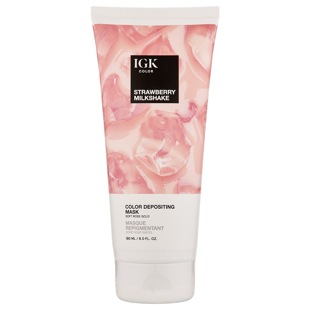 iGK Color Depositing Mask 6 oz Strawberry Milkshake - Walmart.com