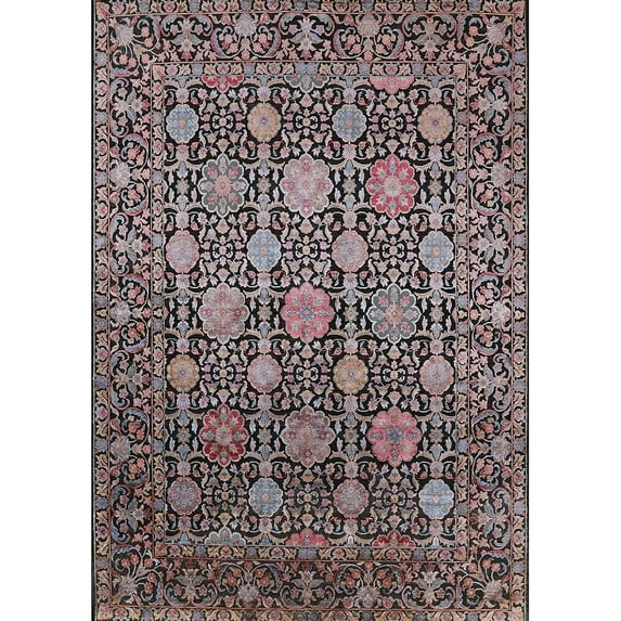 Ahgly Company Machine Washable Indoor Rectangle Industrial Modern Burgundy Brown Area Rugs, 2' x 3'