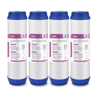 Membrane Solutions Water Filter Combo Pack - 6 Carbon Filters & 2 RO Membranes For GE, APEC, Watts Systems