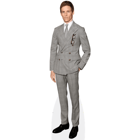 Eddie Redmayne (Grey Suit) Mini Cardboard Cutout Standee