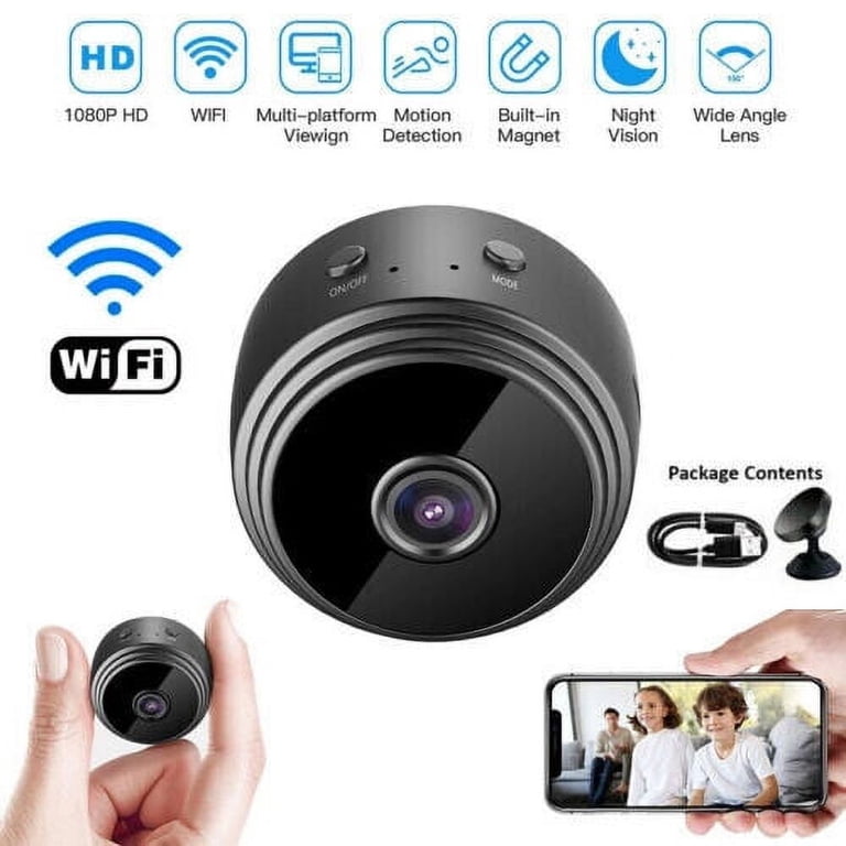 Mini telecamera WiFi HD 1080P da 2 MP con rilevamento del movimento Mini telecamera WiFi HD 1080P da 2 MP con rilevamento del movimento