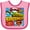 Pink and Fuchsia, variant on Inktastic Little Brother Comic Book Boys Baby Bib