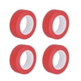 thumbnail image 1 of Uxcell 4Pcs 0.8 pulgadas de ancho 14 yardas Cinta de enmascarar roja para pintores para hogar y oficina, 1 of 7