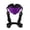 Purple, variant on Gumesh Wine Glass Insulator/Drink Holder/Neoprene Sleeve with Adjustable Neck Strap For Wine Walk (Red)