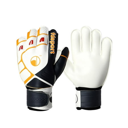 

IMSHIE Goalkeeper Gloves for Youth & Adult - Great Quality Latex Palm & Back Hand Finger Spine Protection & Double Layer Wristband. Goalie Gloves for Men Women Boys & Girls fine