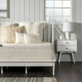 thumbnail image 4 of King Mid Century Solid Wood Spindle Platform Bed in White, 4 of 8