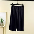 thumbnail image 6 of Kaemgyyd Womens Pajama Pants Flowy Wide Leg Capri Yoga Pants Lounge Comfy Sleep Pj Bottoms Sleepwear with Pockets, 6 of 6