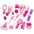 thumbnail image 5 of TiokMc Kids Beauty Salon Pretend Play Makeup Kit for Girls, 17pcs Hair Styling Set with Brush, Mirror, Hairdryer & Accessories for Ages 1-8, 5 of 8