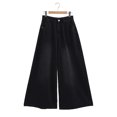 thumbnail image 7 of REALiKUN Jeans for Women High Waist Boyfriend Jeans Vintage Loose Wide Leg Denim Pants Teen Girls Hiphop Streetwear, 7 of 7