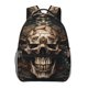 thumbnail image 1 of Balery Metal Style Horned Skull Mochila Escolar Impresa, Mochila Ligera para Viajes Casual, Mochila Duradera y Cómoda Multifuncional, Mochila para Laptop-One Size, 1 of 5
