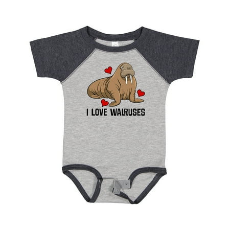 

Inktastic Walrus Cute Arctic Animals Gift Baby Boy or Baby Girl Bodysuit