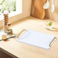 thumbnail image 5 of Plastic Tray Tea Tray Fruit Tray Beauty Salon Storage Hotel Home Use English Rectangular Cup, 5 of 5