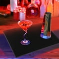 thumbnail image 2 of Drip Mats Cocktail Tea Cup Mug Waterproof Kitchen Service Bar Mat (Black Large Type), 2 of 5