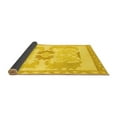 thumbnail image 2 of Ahgly Company Indoor Rectangle Abstract Yellow Modern Area Rugs, 2' x 3', 2 of 4