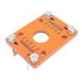 thumbnail image 1 of Wood Trimmer Router Base Plate, Trimmer Slotting Bracket Easy To Use Clear Scales Multifunctional  for Woodworking Projects, 1 of 7