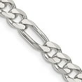 thumbnail image 2 of Sterling Silver 5.25mm Figaro Chain Necklace, 2 of 3