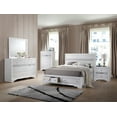 thumbnail image 3 of ACME Naima Wood Frame Bedroom Mirror in White, 3 of 3