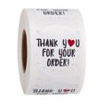 thumbnail image 1 of CAROOTU 500pcs/roll Thank You Stickers High Quality Seal Labels Scrapbook Handmade Sticker Circle Decor, 1 of 6
