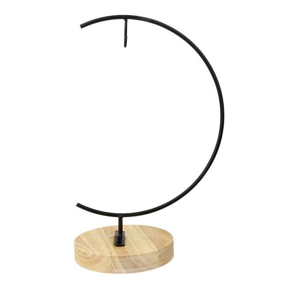 HONITANO 1Pack Iron And Wood Metal Planter Hanger For Plant Display And Hanging