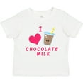 thumbnail image 3 of Inktastic I Love Chocolate Milk Boys or Girls Toddler T-Shirt, 3 of 5
