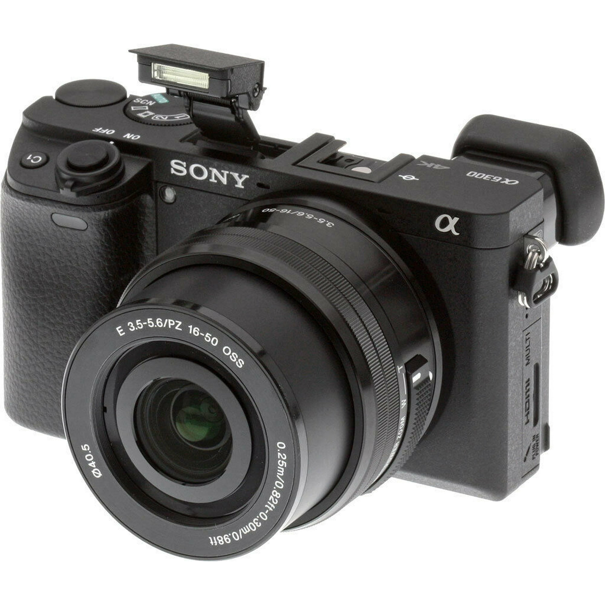 Sony Alpha a6300 Mirrorless Digital Camera with 16-50mm Lens