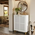 thumbnail image 3 of Tribesigns 6-Tier Farmhouse Shoe Cabinet with Shutter Doors & Adjustable Shelves, 3 of 7