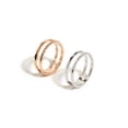 thumbnail image 1 of Couples Titanium Stainless Steel Wedding Engagement Band Rings-2pcs，8#, 1 of 5