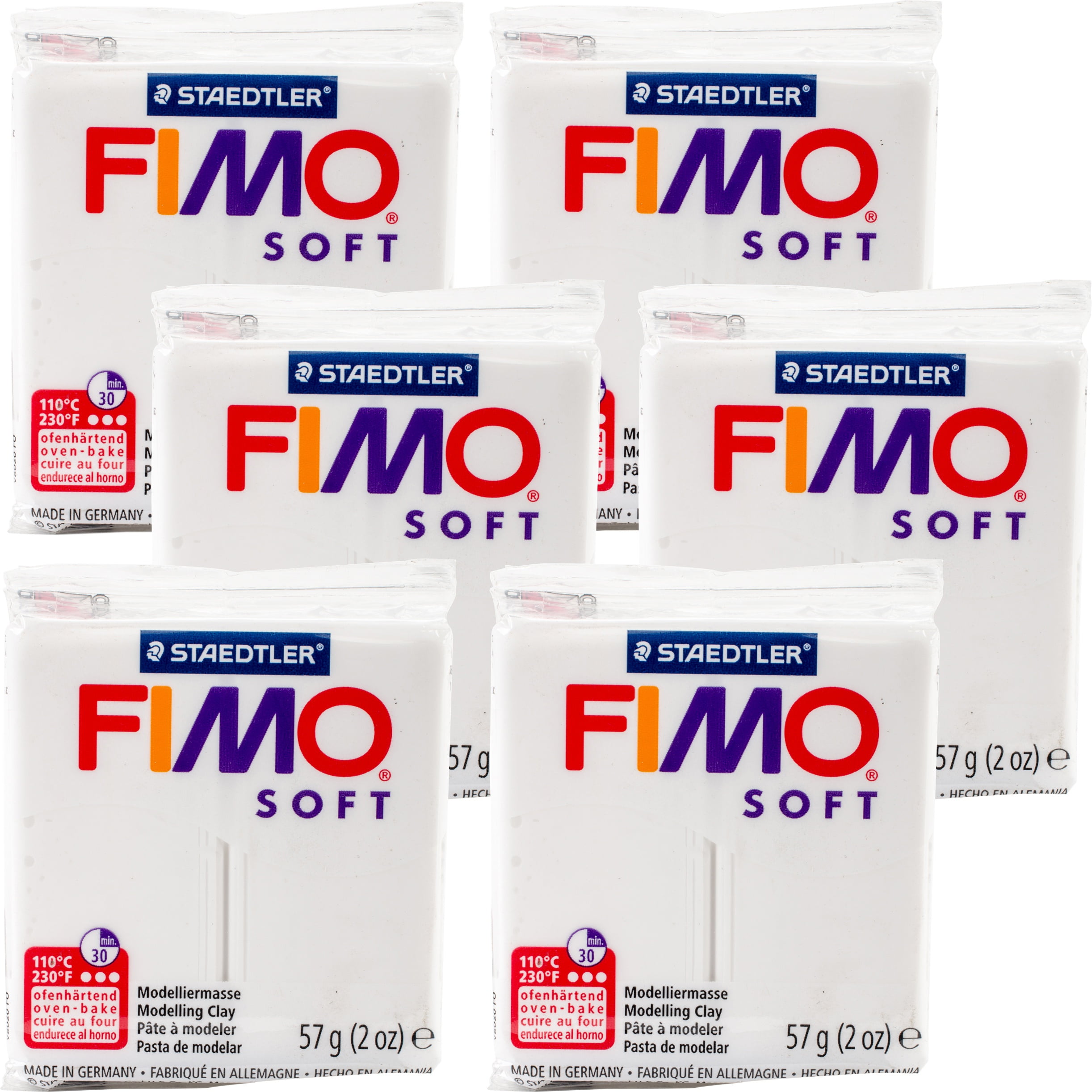 Fimo Soft Polymer Clay 2oz bars Pick & Choose 4 pack 