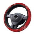 thumbnail image 2 of Xecao A Web With A Spider 1 patten Stretch Elastic Steering Wheel Cover, fits all vehicles, 15-inch diameter, 2 of 6