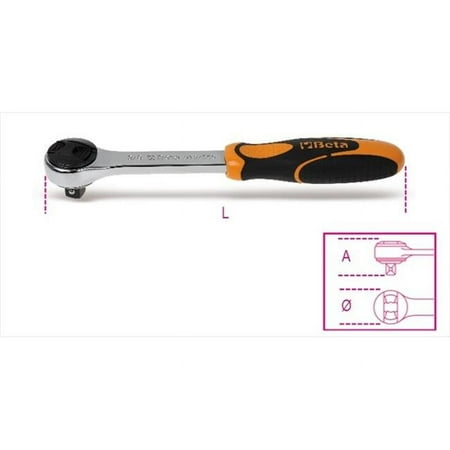 

910-55Q 0.37 In. Drive Reversible Ratchet - 48 Teeth
