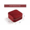 thumbnail image 2 of Joyeros Con Espejo Joyero Xtellar Rojo Organizador De Viaje Estuche De Joyería De Viaje Anillos, 2 of 5
