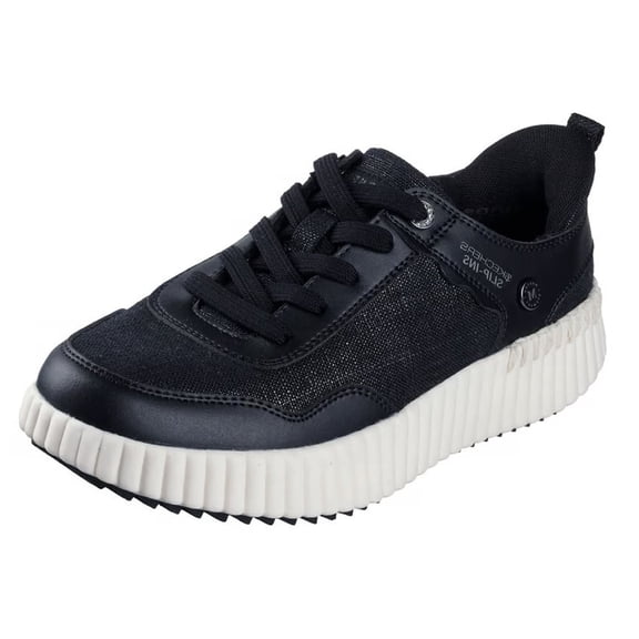 Skechers Casual Sneakers for Women Martha Stewart Bobs Vista Luxe Stroll Slip-In Walking & Athletic Shoes with Memory Foam Cushioning Lightweight