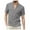 Gray, variant on Yiaimeir Designer Summer Men's Casual Shirts Cotton Linen Solid Color Short Sleeve Shirts Tops,Size M-3XL