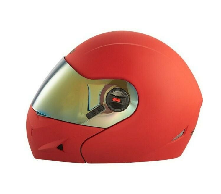 SB41 Ares Glossy Yamaha Red Full Face Golden Visor Helmet L Size 600mm