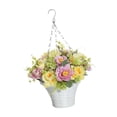 thumbnail image 4 of deevoka Artificial Hanging Flowers in Basket Chain Flower Pot for Garden Spring Lawn F, 4 of 9