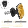 thumbnail image 2 of 4 Pcs Cabinet Handle Drawer Pulls Honey Bee Animals Knobs with Screws Square Furniture Office Cabinet Knob Decoration, 2 of 5