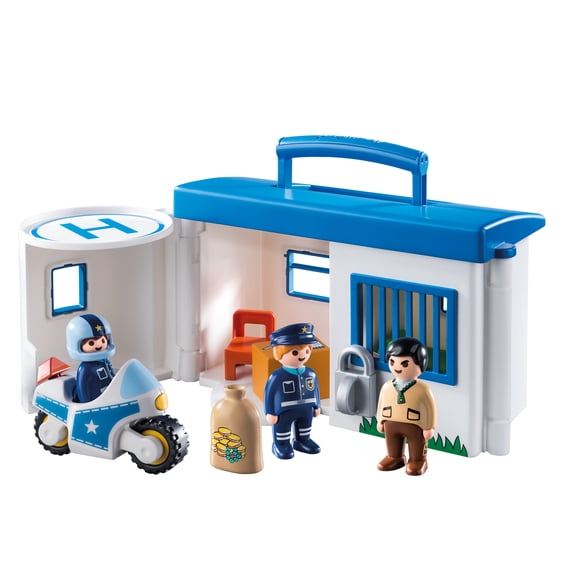 PLAYMOBIL 1.2.3 Take Along Police Station
