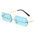 thumbnail image 3 of de hoja de afeitar, de personalidad de moda para Sunnimix  Gafas de sol divertidas, 3 of 3