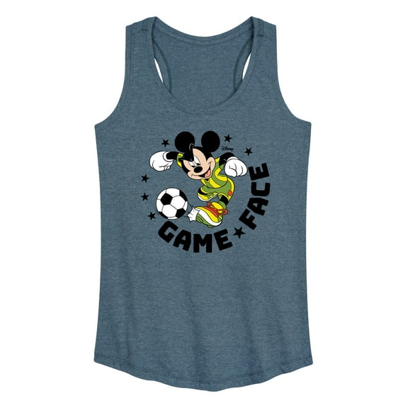 Disney - Game Face Soccer - Women's Racerback Tank Top
