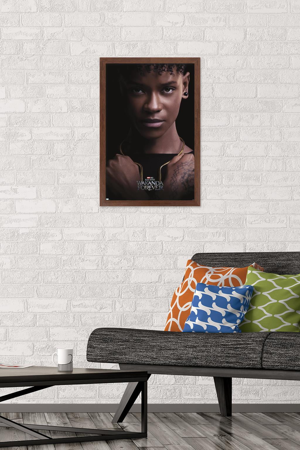 Marvel Black Panther: Wakanda Forever - Shuri One Sheet Wall Poster, 14.725" x 22.375" Framed