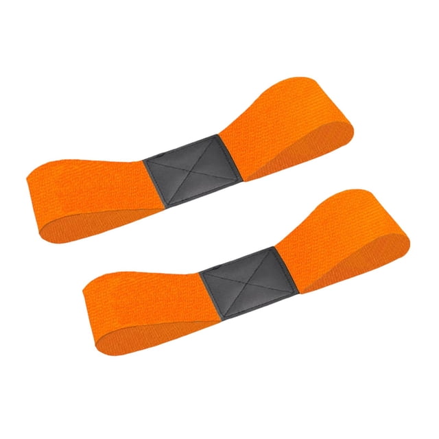 Almencla 2 Pcs Entraîneur de Swing de Golf Correcteur de Swing pour Golfeur Utilisation Intérieure et Extérieure orange