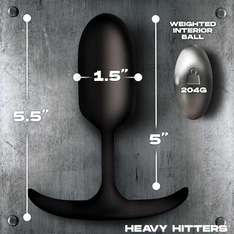 heavy anal plug Steel Dominator Heavy Butt Plug – Skin Two UK