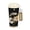 Cup lid black, variant on 500ml Stainless Steel Coffee Mug with Portable Beige Strap Vacuum Insulated Ceramic Coated Coffee Tumbler Moon Phases with Flowers and Stars