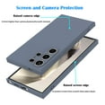 thumbnail image 3 of Galaxy S24 Ultra 5G Case,Samsung S24 Ultra Basic Case [Frosted] Shockproof Case Liquid Silicone Gel Rubber Soft TPU Anti-slip Bumper Thin Matte Slim Phone Case Covers For Galaxy S24 Ultra 2024,Gray, 3 of 6