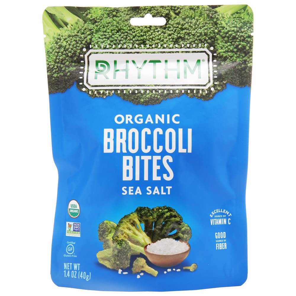 Rhythm Superfoods Organic Broccoli Bites Sea Salt 1.4 oz. Walmart