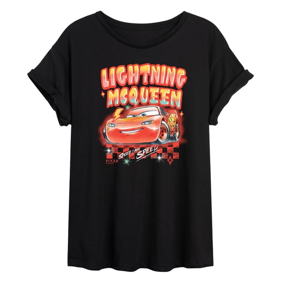 Disney - LMQ Graffiti - Women's Oversized Graphic T-Shirt